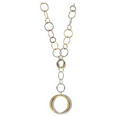 Cartier Trinity Diamond Gold Necklace 5