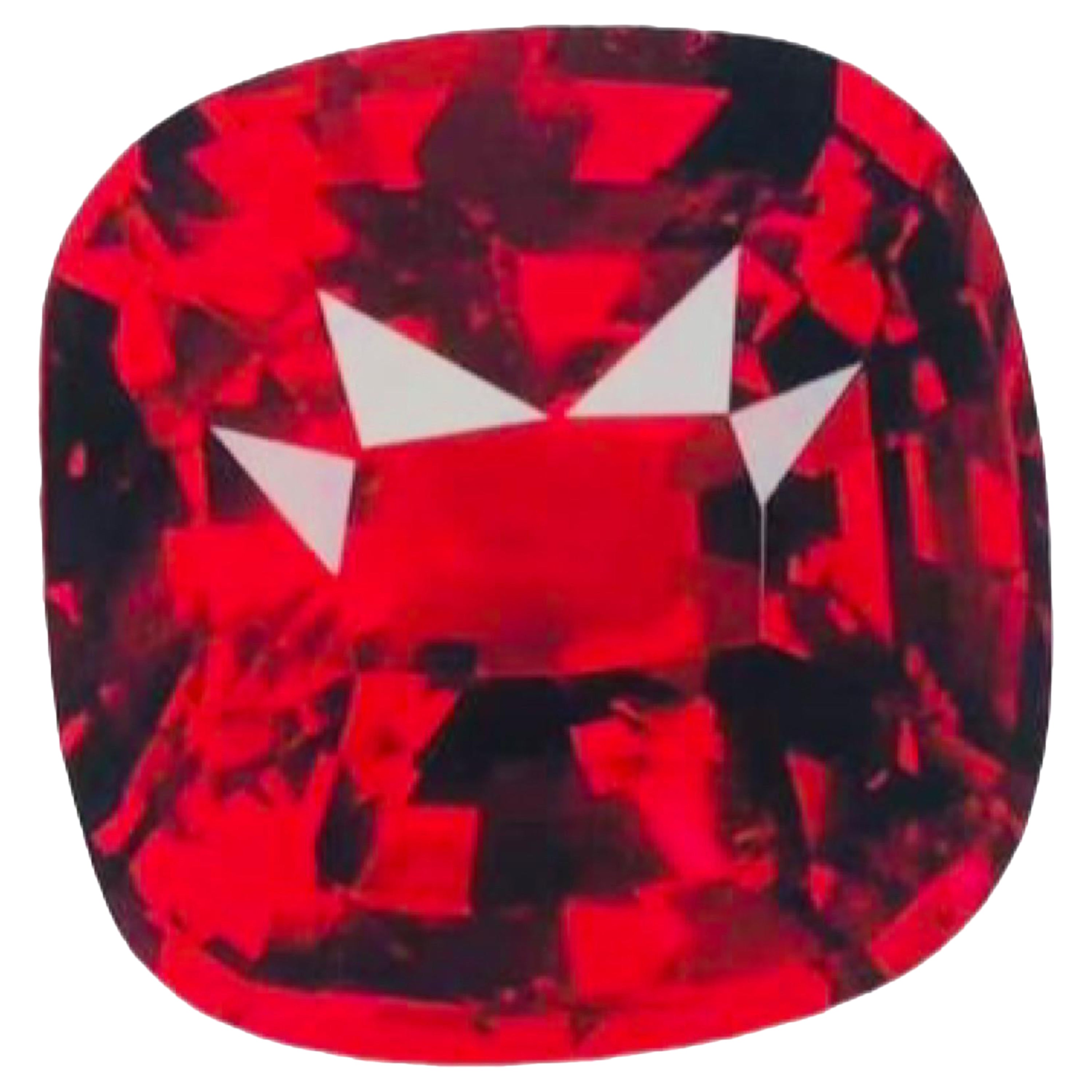 Emilio Jewelry GRS Certified 7.00 Carat Untreated Ruby  For Sale