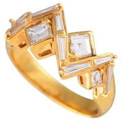 18K Yellow Gold 1.04ct Diamond Ring