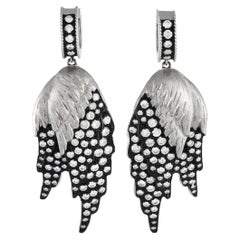 Silver 2.65ct Diamond Earrings