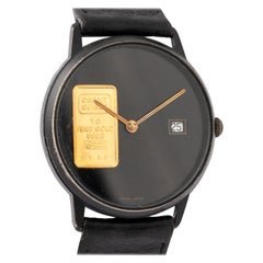 Vintage Credit Suisse 1g Fine Gold 999.9 Wristwatch