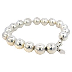 Pulsera Tiffany & Co Estate Ball Tamaño 7,5" Plata de ley 10 mm