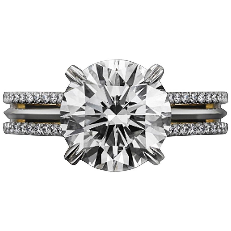 Alexandra Mor Signature Brilliant-Cut 1.05 Carat Diamond Engagement ...