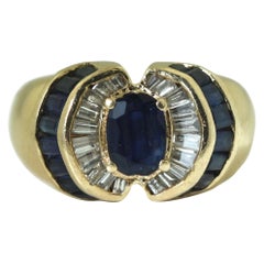 14 Karat Gold and Colored Stone Ring