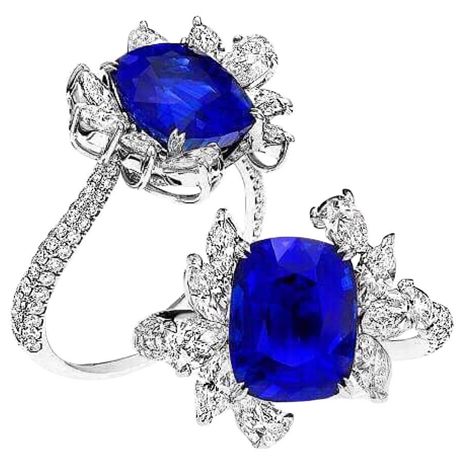 6.87ct Royal Blue Gem Quality Sapphire 