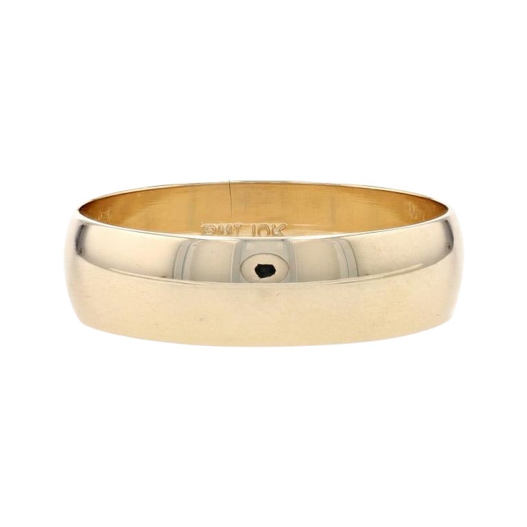 Yellow Gold Men's Wedding Band - 10k Ring