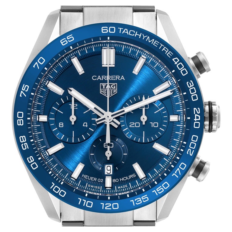 tag watch blue face