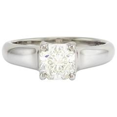 Tiffany & Co. Lucida® Diamond Solitaire Engagement Ring in Platinum, GIA Cert