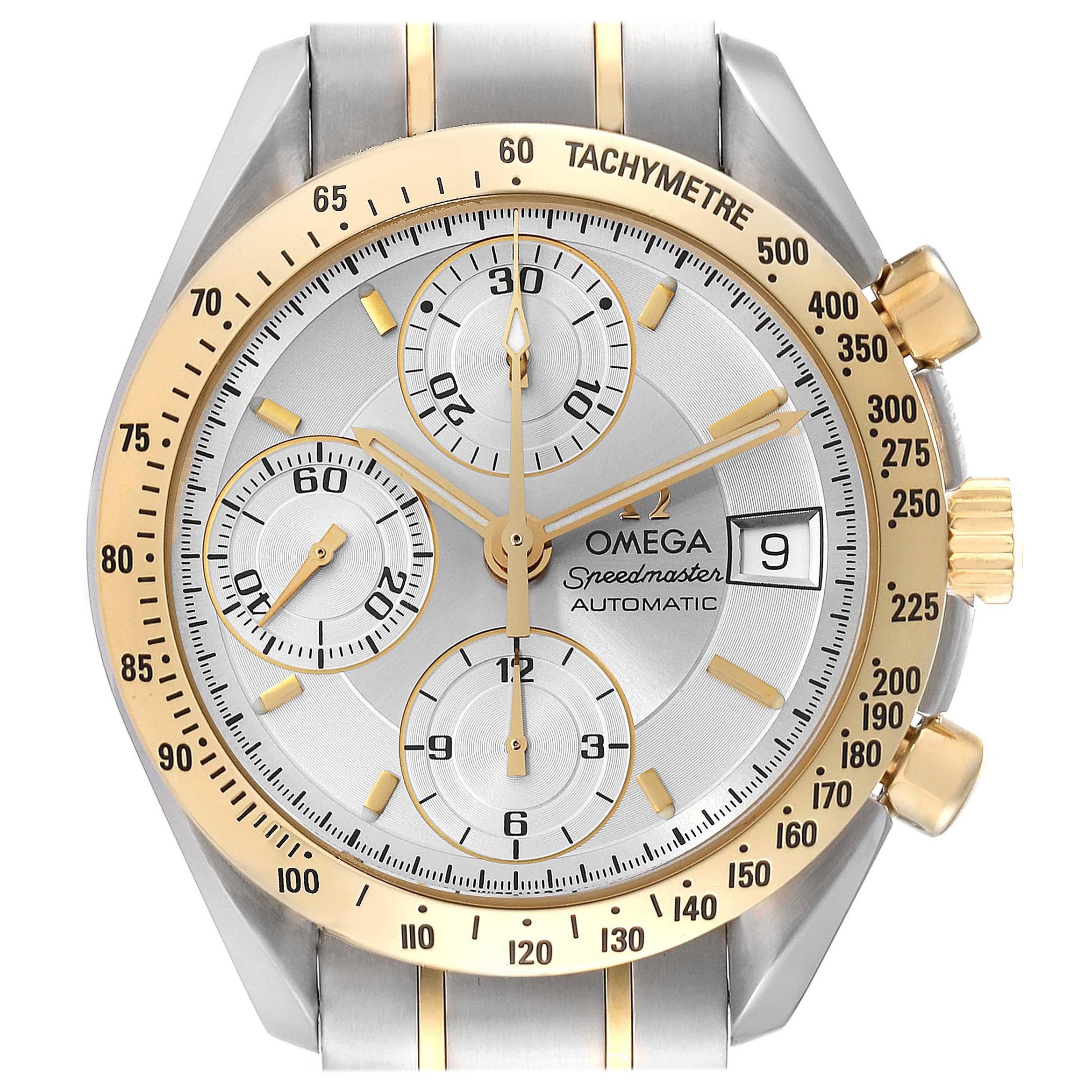 Omega Speedmaster Steel Yellow Gold Automatic Mens Watch 3313.30.00