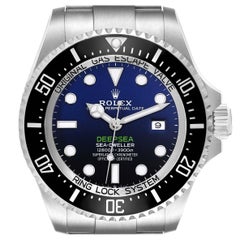 Used Rolex Seadweller Deepsea 44 Cameron D-Blue Dial Steel Mens Watch 126660 Box Card