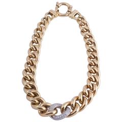 Diamond Gold Choker Necklace 4