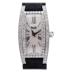 Piaget Limelight Lady's Diamond White Gold Ref 54035 Wristwatch
