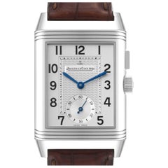 Jaeger LeCoultre Reverso Duo Day Night Steel Mens Watch 272.8.54 Q2718410