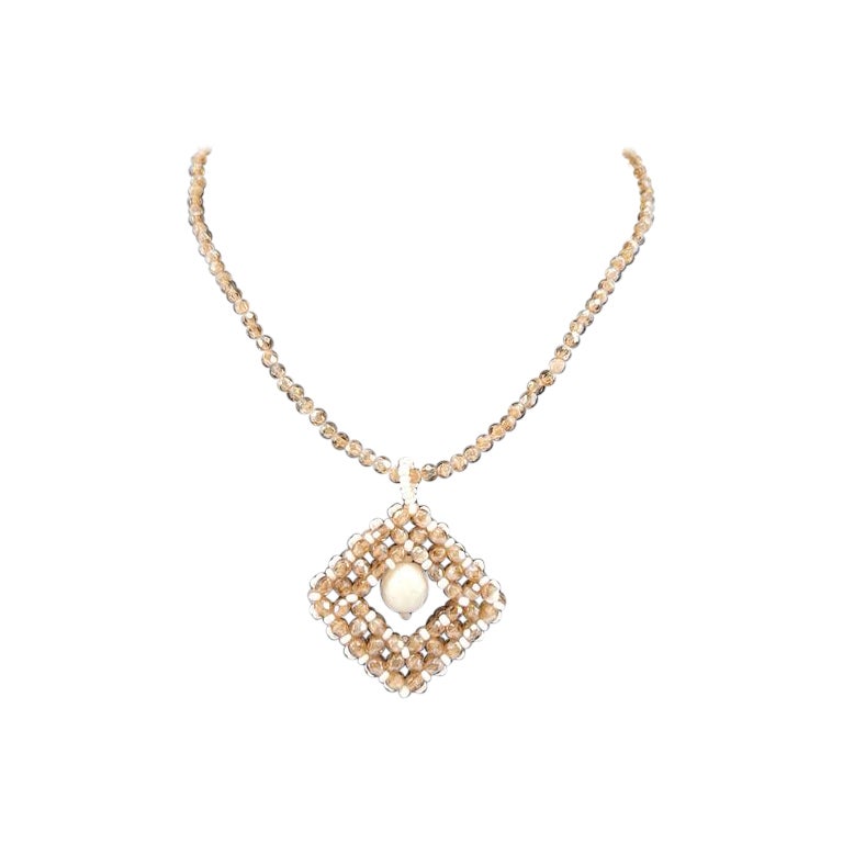 Collier en verre de Murano Glass, collier fait à la main à Murano Venise  four,  perles