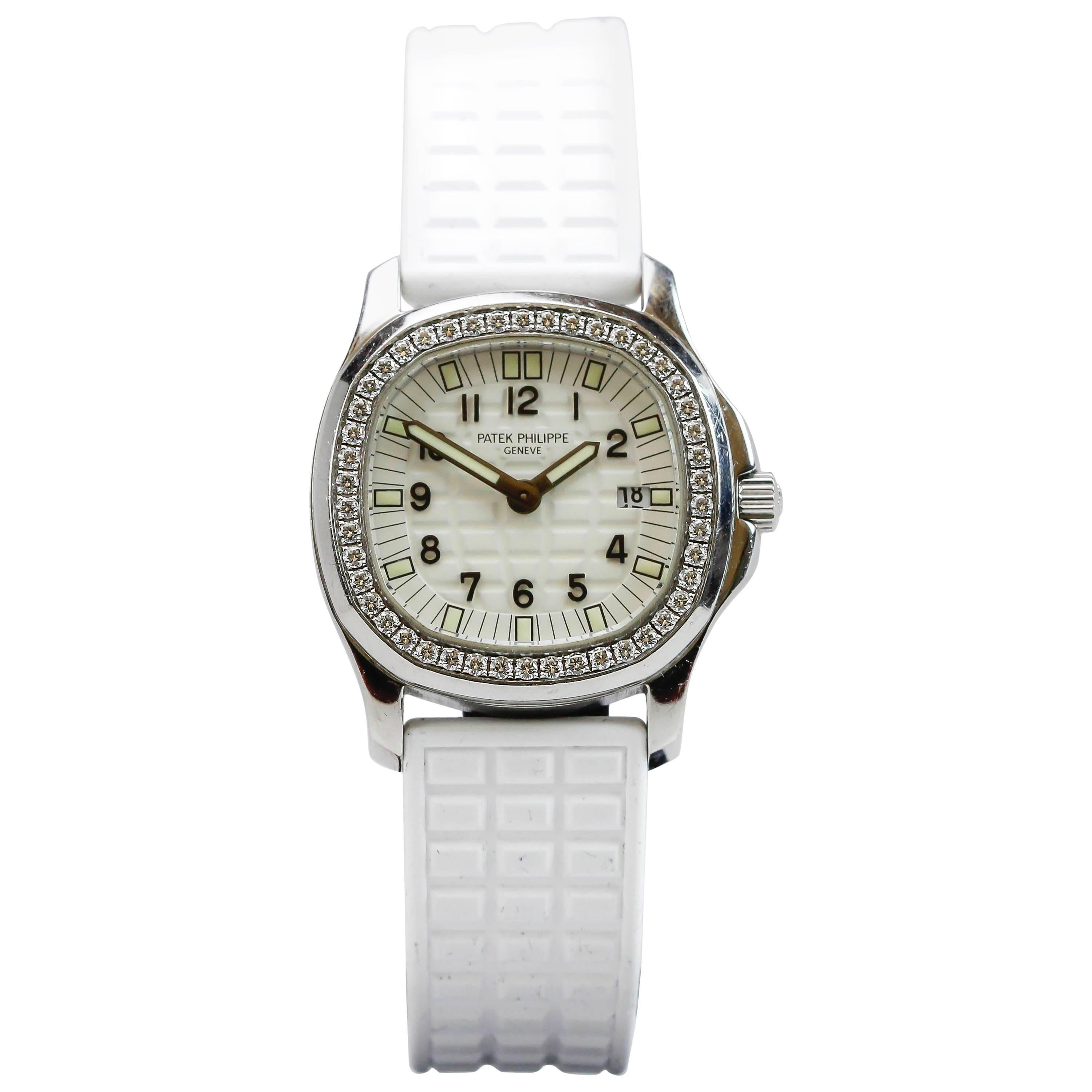 Patek Philippe Aquanaut Luce Pure White Damenuhr Ref 4961A-011