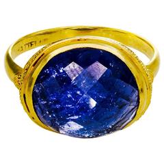 Tanzanite  Gold Ring