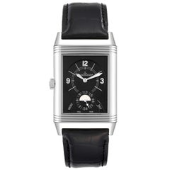 Used Jaeger LeCoultre Grande Reverso Steel Mens Watch 273.8.85 Q3748421 Papers