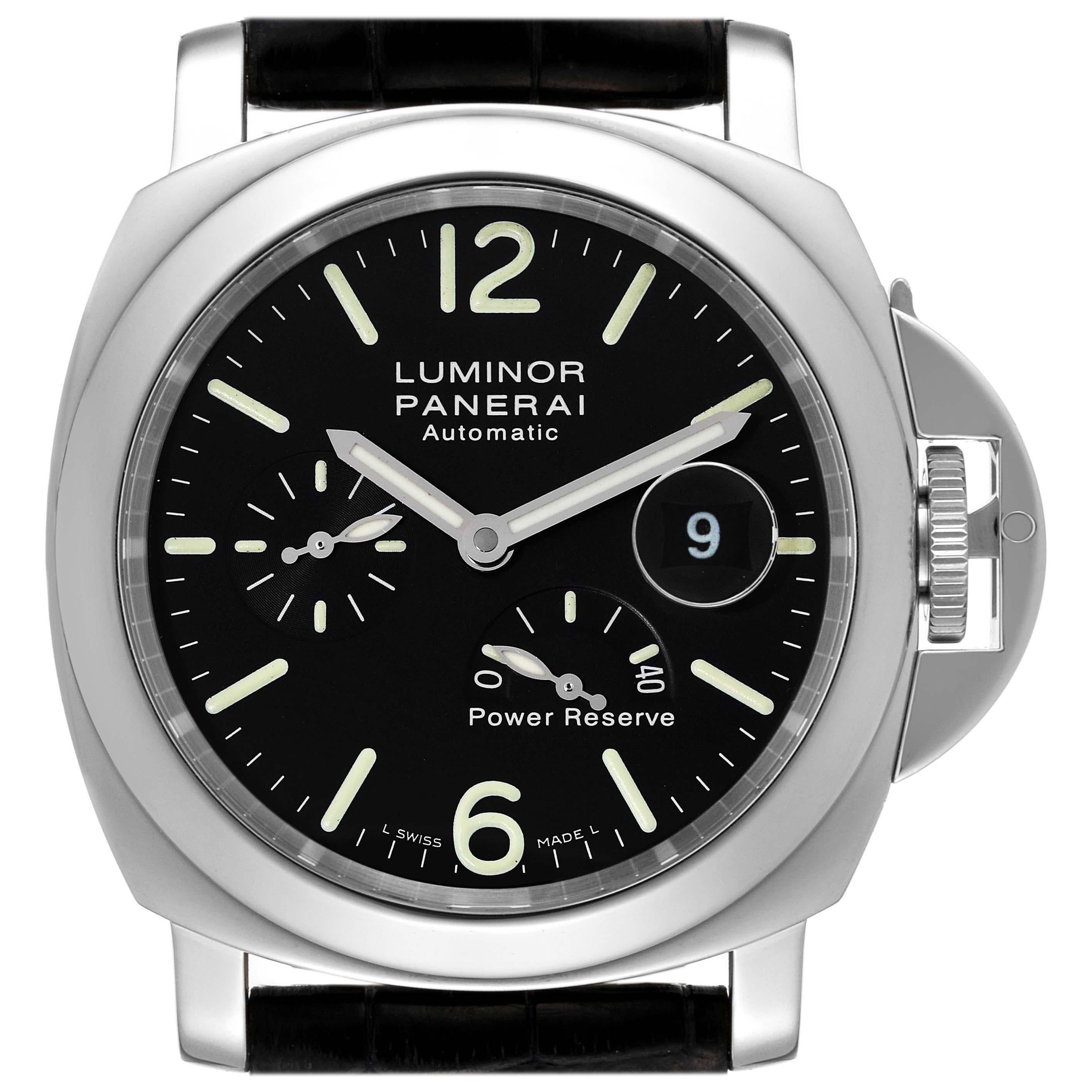 Panerai Luminor Power Reserve Automatic Steel Mens Watch PAM00090