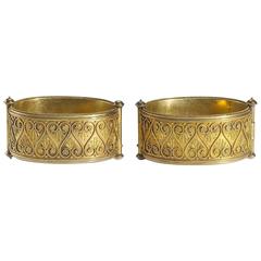 Pair of Victorian Etruscan Style Gold Bangles 8