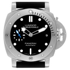 Panerai Luminor Submersible 42mm Steel Mens Watch PAM00682 Boîte et papiers d'origine