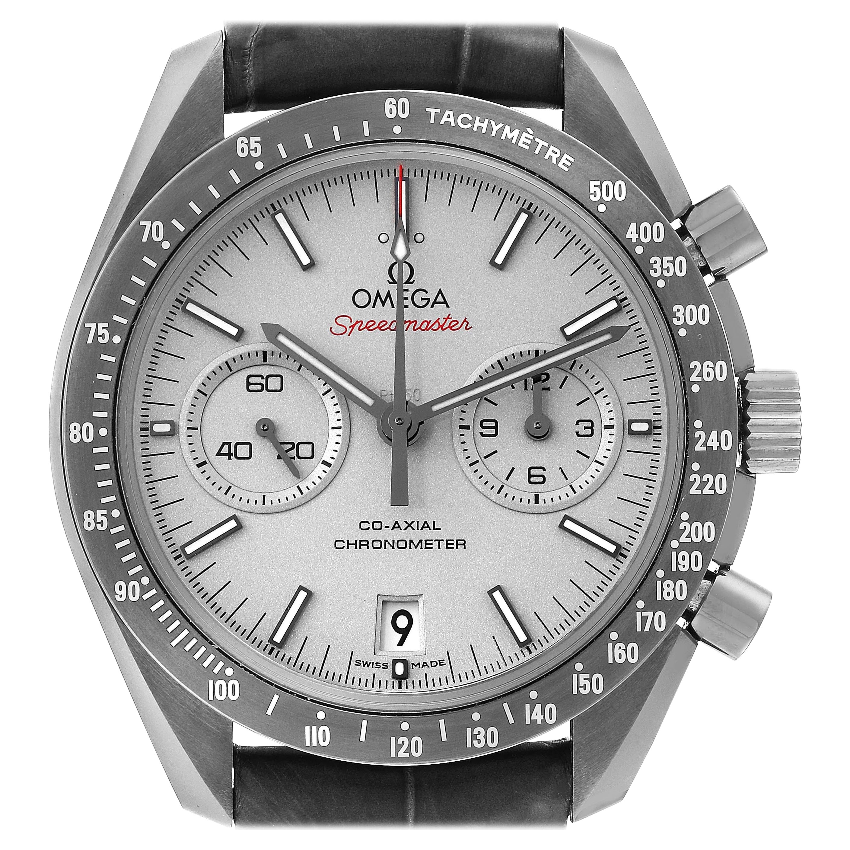 Omega Speedmaster Grey Side of the Moon Ceramic Mens Watch For Sale
