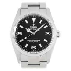 Rolex Explorer 114270 Men's Watch - Black Dial, D Series, Used - Authentic