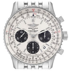 Breitling Navitimer 01 Panda Dial Automatic Steel Mens Watch AB0120 Box Card