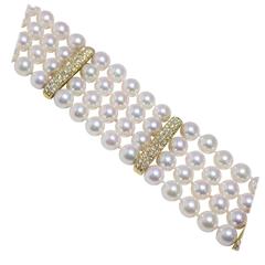 Japanese Cultured Akoya Pearl Bracelet