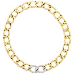 Abel & Zimmerman Diamond Open Link Necklace. 3