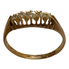 18ct Gold Antique 0.33 Carat diamond Ring