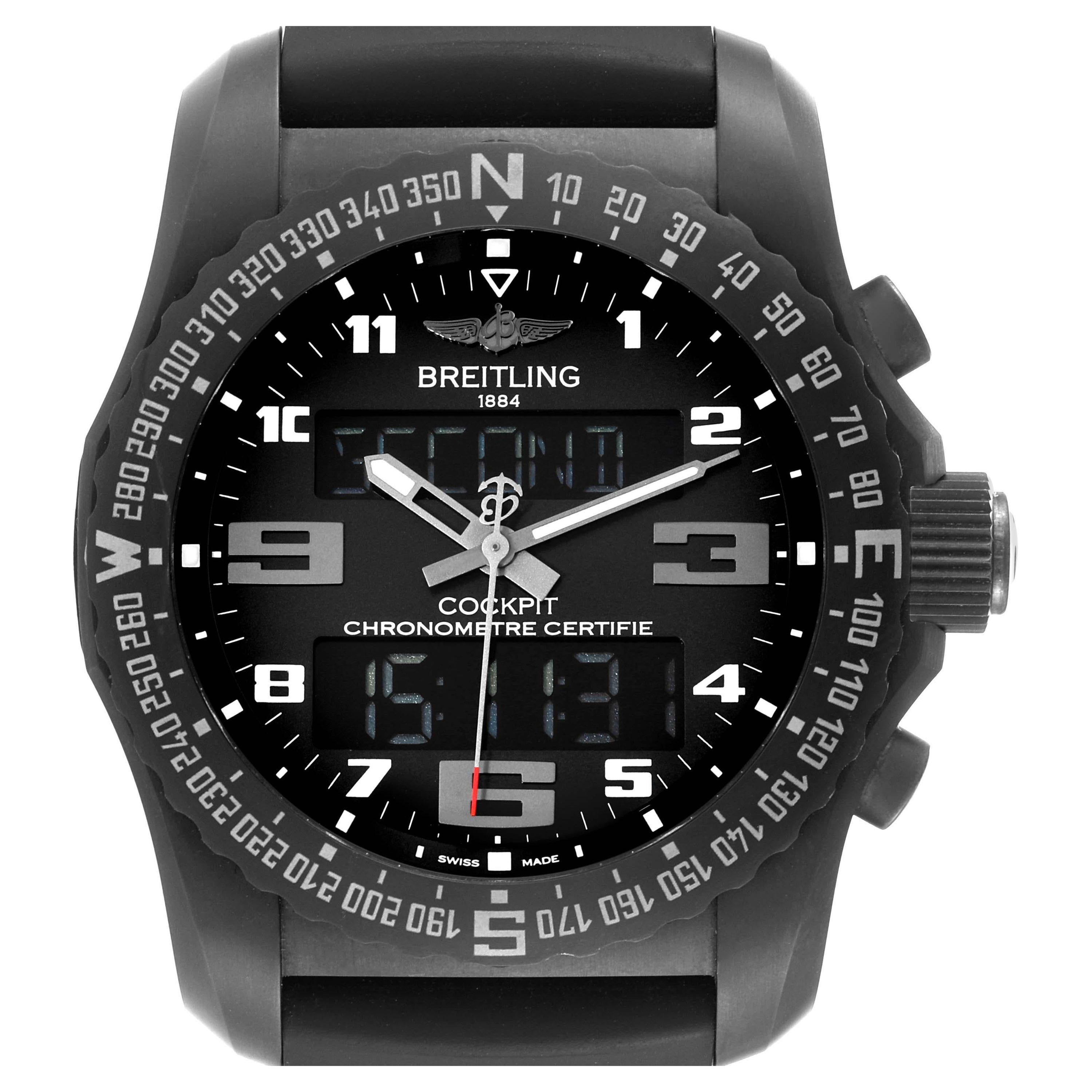 Breitling Black Titanium Cockpit B50 at 1stDibs breitling