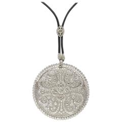 Mandala Diamond Pendant