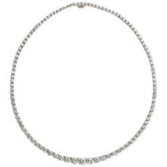 17.52ct Diamond Riviere Necklace