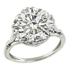 5,02ct Diamant Platin Verlobungsring