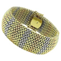 Three Tone Gold Bracelet