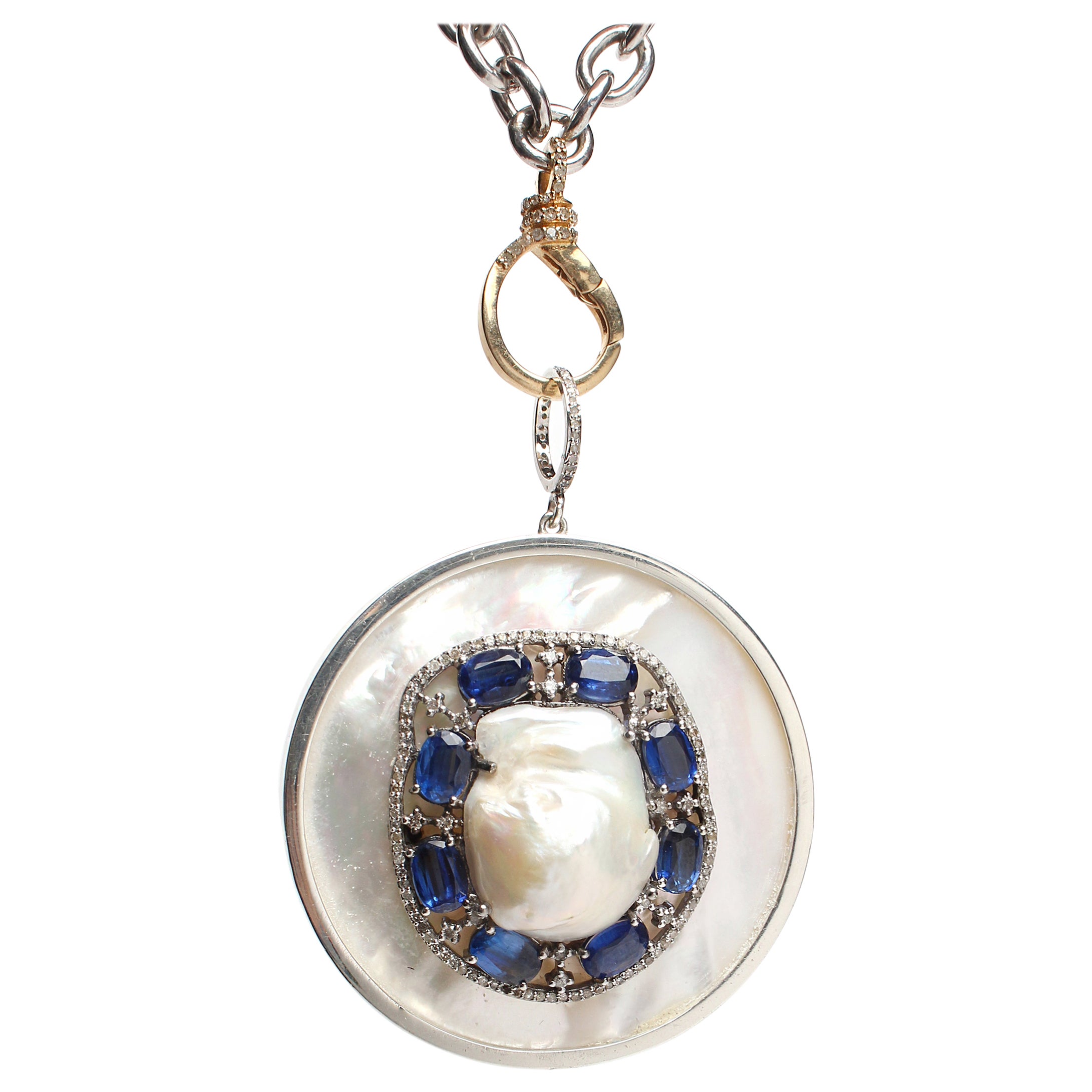 Sterling Carved Woman Necklace main image 0