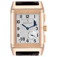 Jaeger LeCoultre Reverso Grande GMT Rose Gold Watch 240.2.18 Q3022420 Papers