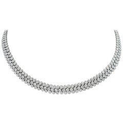  Cartier Paris Diamond  Platinum Necklace