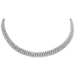 Cartier Paris Diamond Platinum Necklace 4