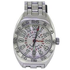 FRANCK MUELLER Transamerica GMT Stainless Steel Watch