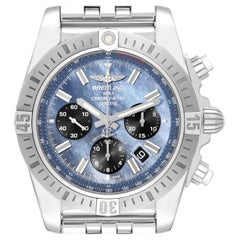 Used Breitling Chronomat 44 Mother of Pearl Dial Japan Limited Edition Steel Watch