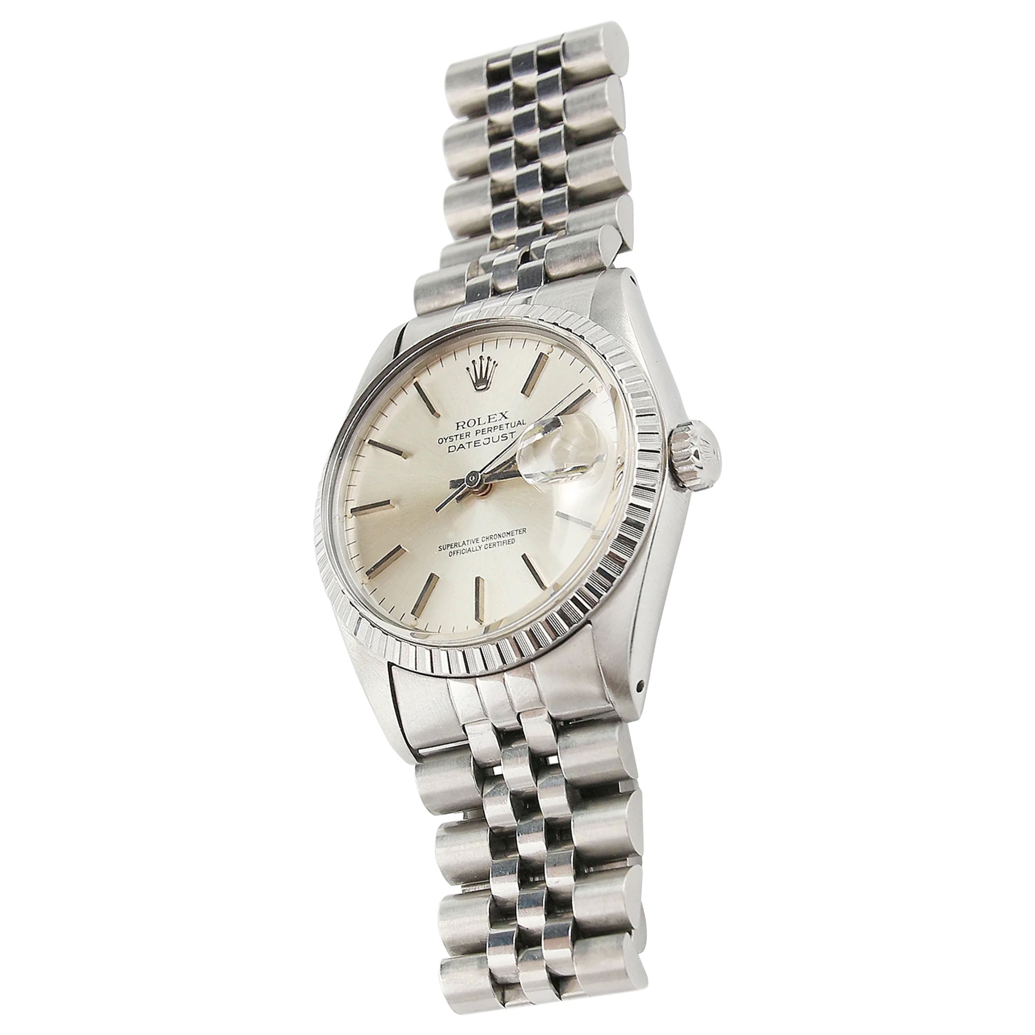 Rolex Datejust 16030 Silver Dial Jubilee Bracelet - Authentic Luxury Watch