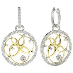 Handmade Micro Pave Diamond Earring