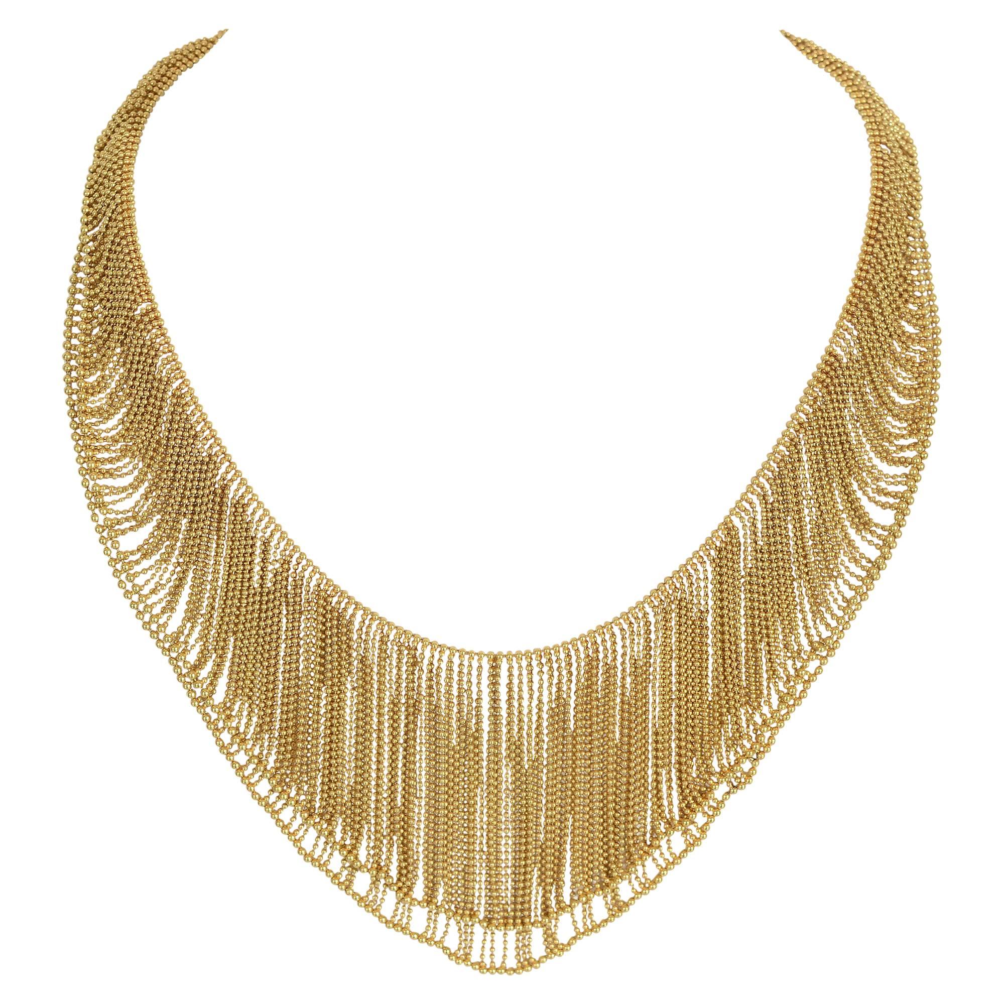 H. Stern Gold Mesh Necklace