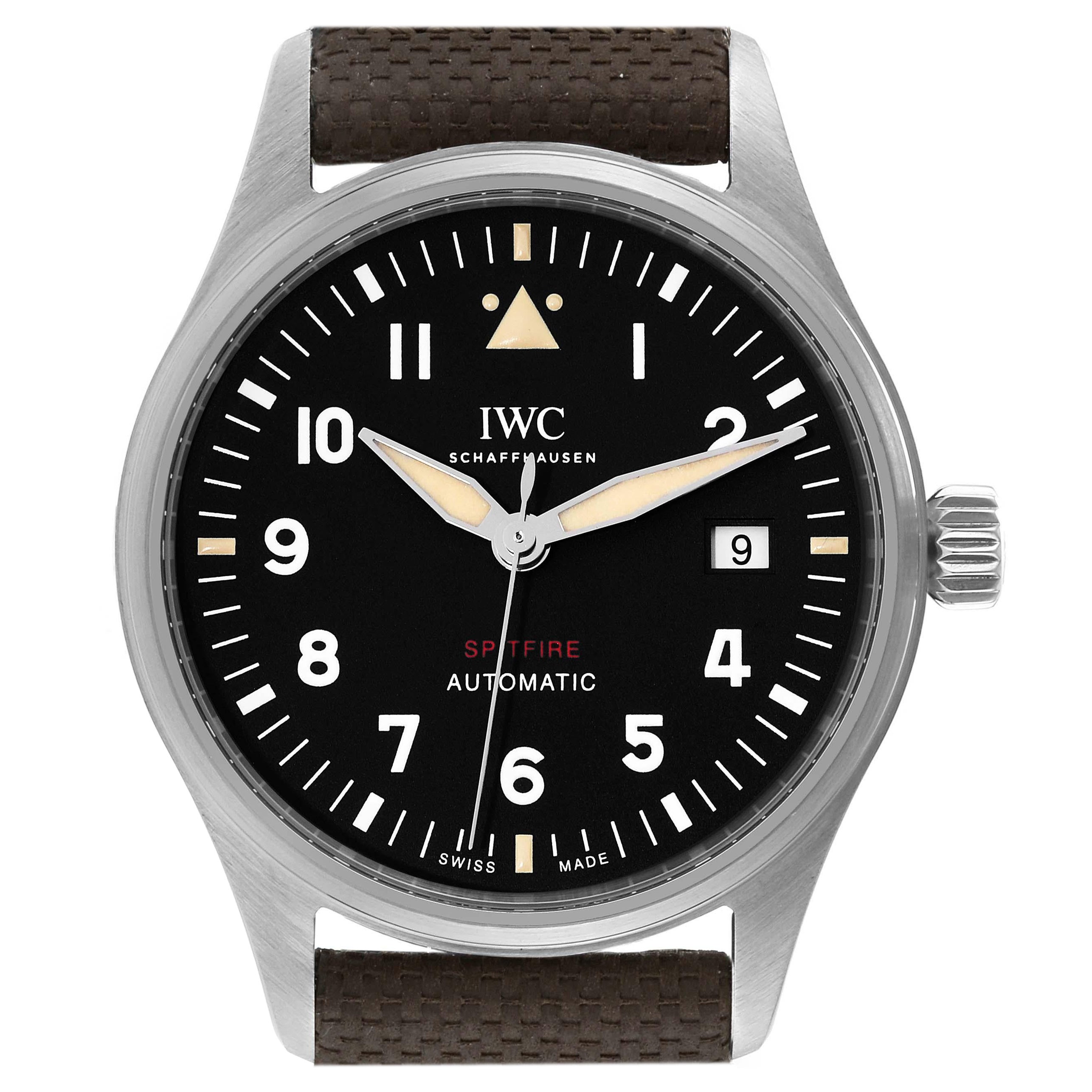 IWC Pilot Automatic Spitfire Steel Mens Watch IW326801