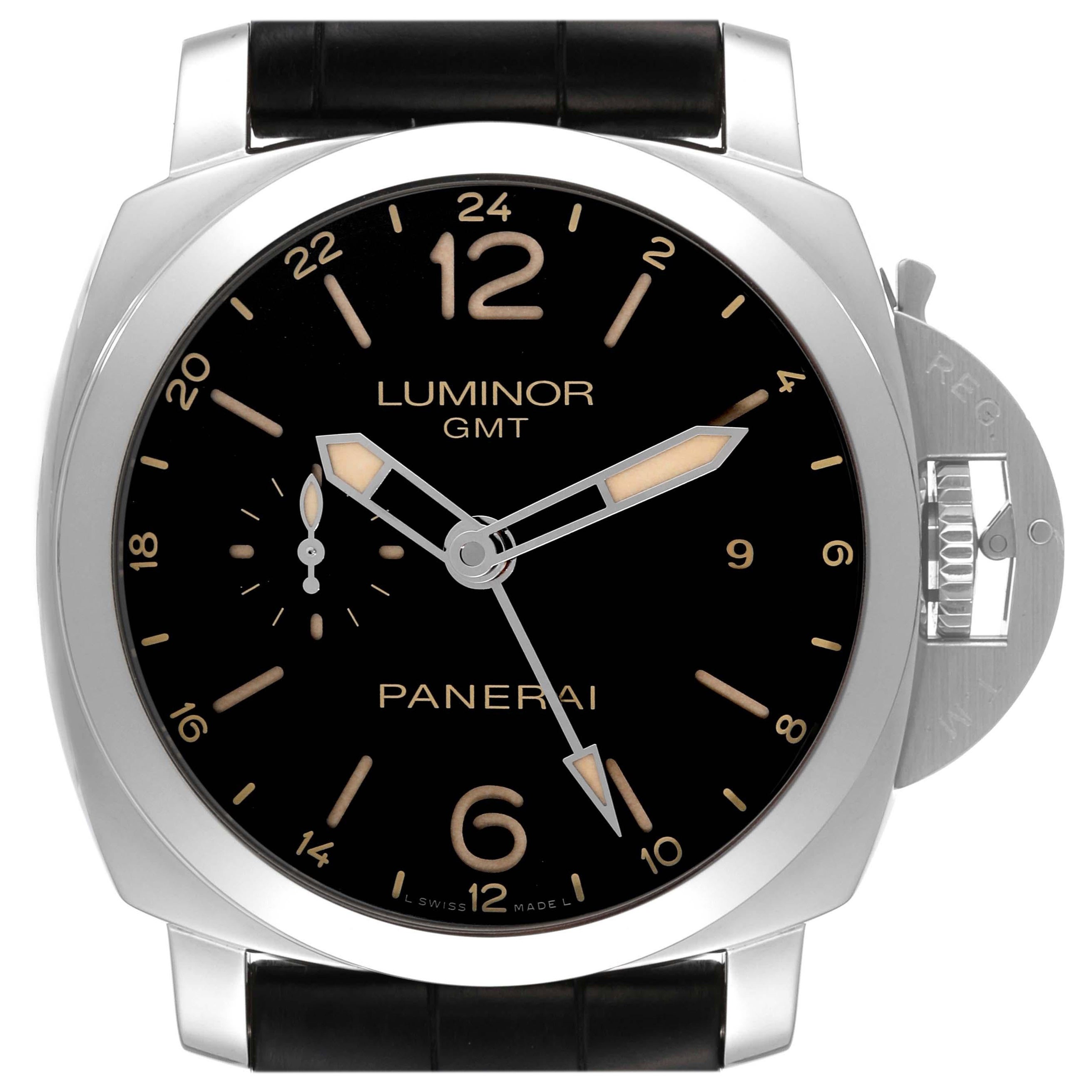 Panerai Luminor GMT 44mm Stahl-Herrenuhr PAM00531 Papiere