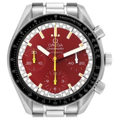 Omega Speedmaster Schumacher Red Dial Steel Mens Watch 3510.61.00