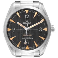 Omega Railmaster Co-Axial Master Stahl Herrenuhr 220.10.40.20.01.001 Ungetragen