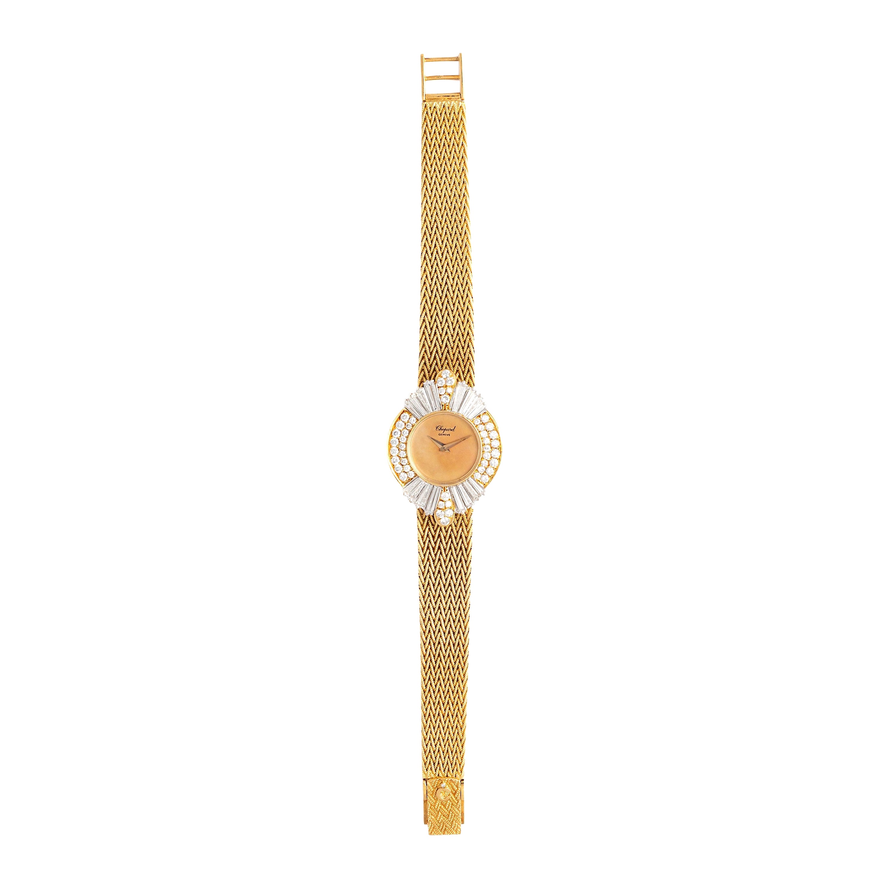 Affordable Stylish 18K Yellow Gold Wristwatch Band L4.191.7.11.6_K0008056