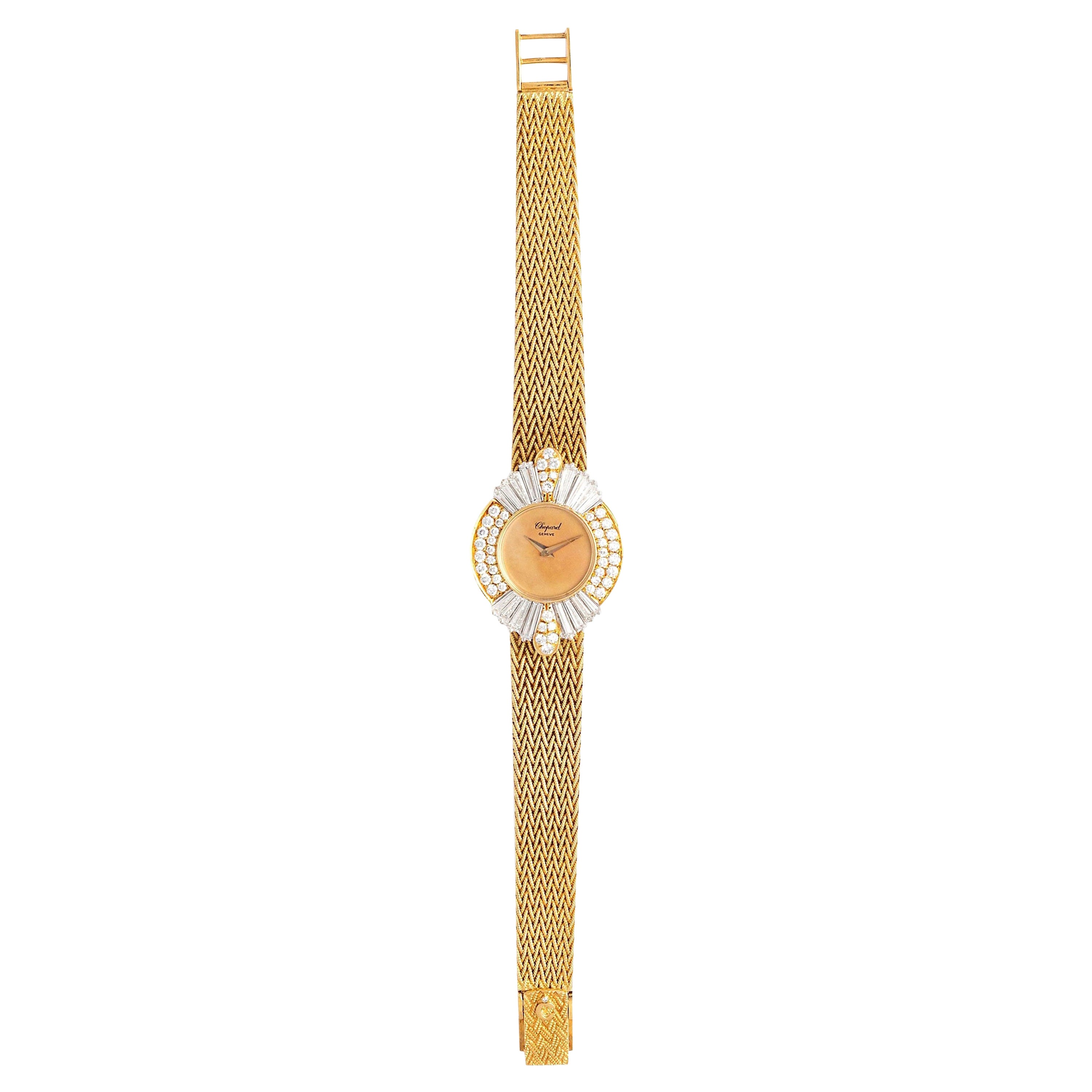 Chopard Diamant Gelbgold 18K Armbanduhr